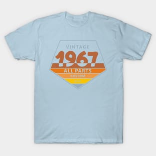 20th Birthday T-Shirt - Vintage 1967 T-Shirt